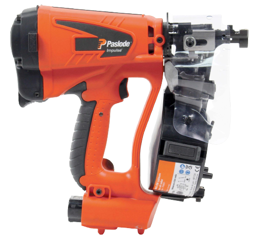 Paslode IM45CW aku+gaas papinaelapüss traatseoses rullnaeltele 22-35mm