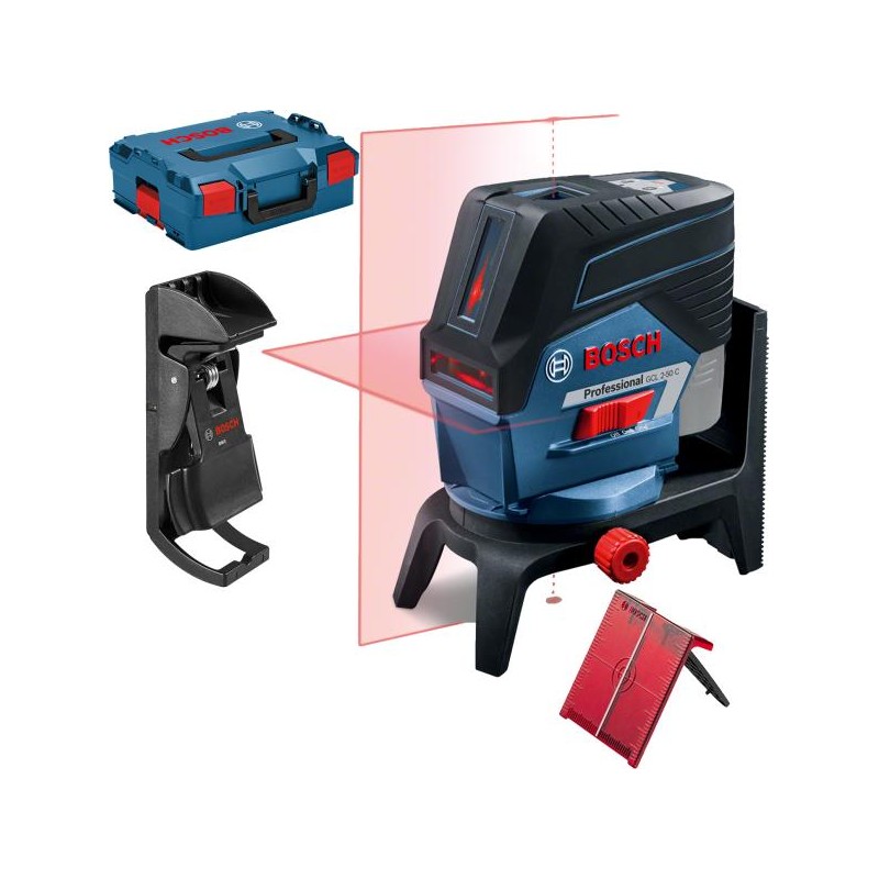 Punkti- ja joonlaser Bosch GCL 2-50 C + RM2 + BM3 [3601K66G00]