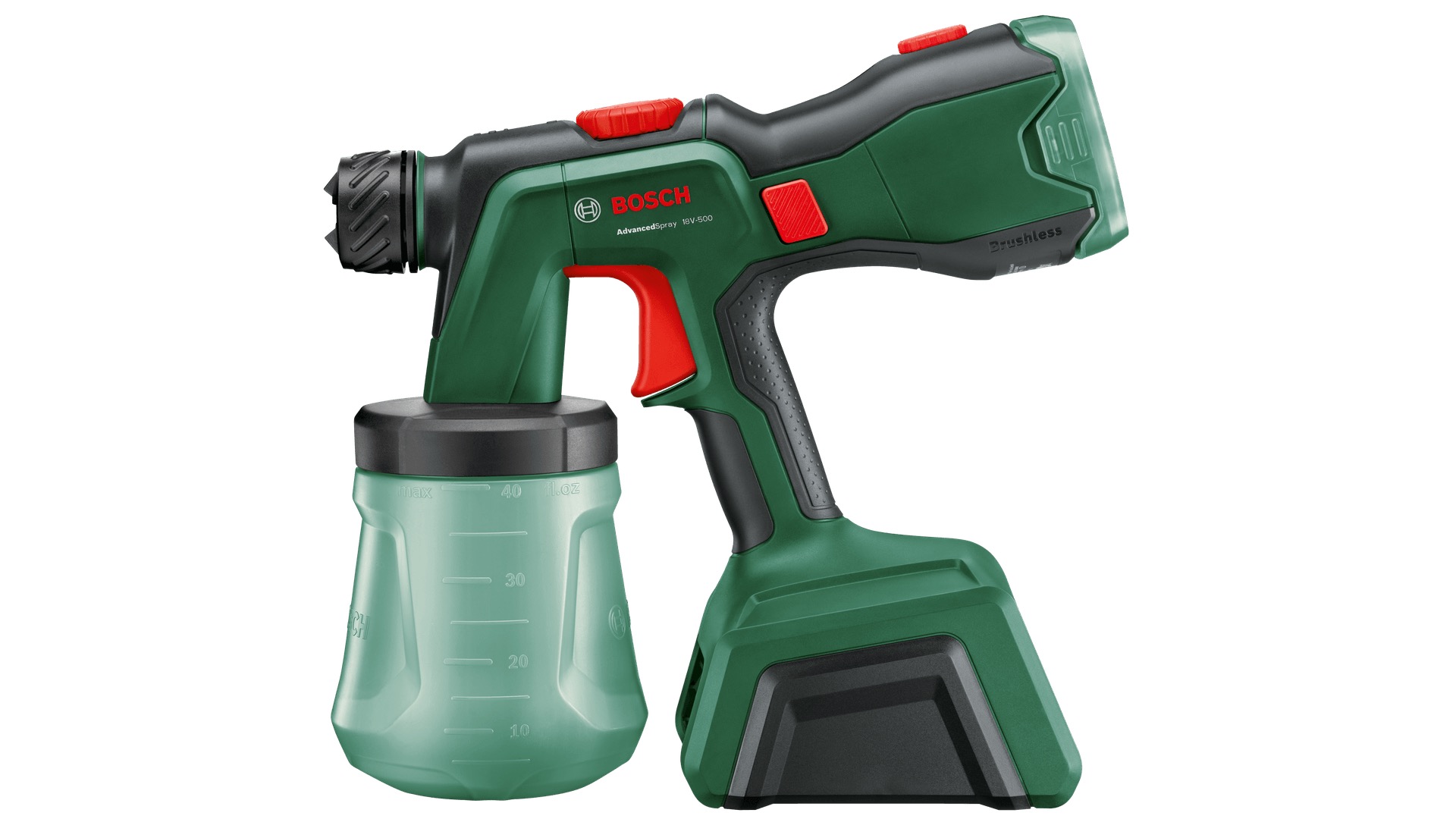 Bosch AdvancedSpray akuvärvipüstol 18V-500,1x4Ah  akuga