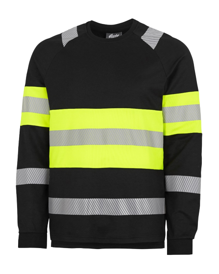 Gesto pikkade varrukatega T-särk Essential, klass 1, must/kollane