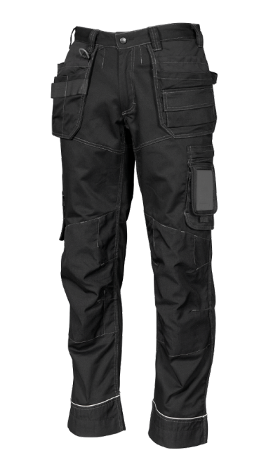 Gesto Function ripptaskutega stretšpüksid, mustad