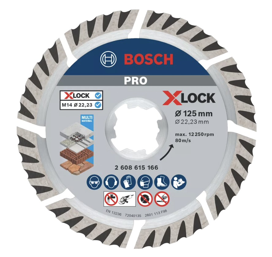 Bosch PRO X-Lock Universal teemantlõikeketas Ø125 x 22,23 mm