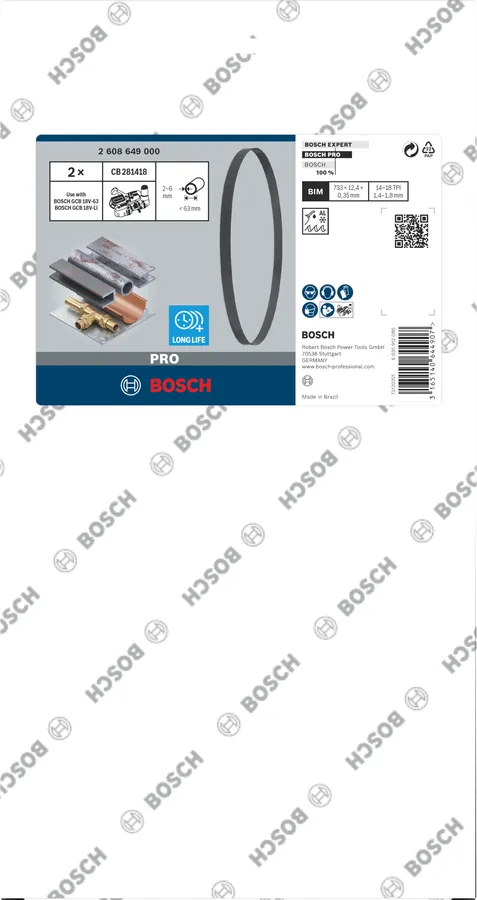 Bosch lintsaetera GCB 18 V-Li PRO CB281418 (2tk/pakis)