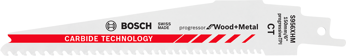 Bosch tiigersaetera puidu ja metallile carbide prgressor for wood + metal 150mm S956XHM (1tk)