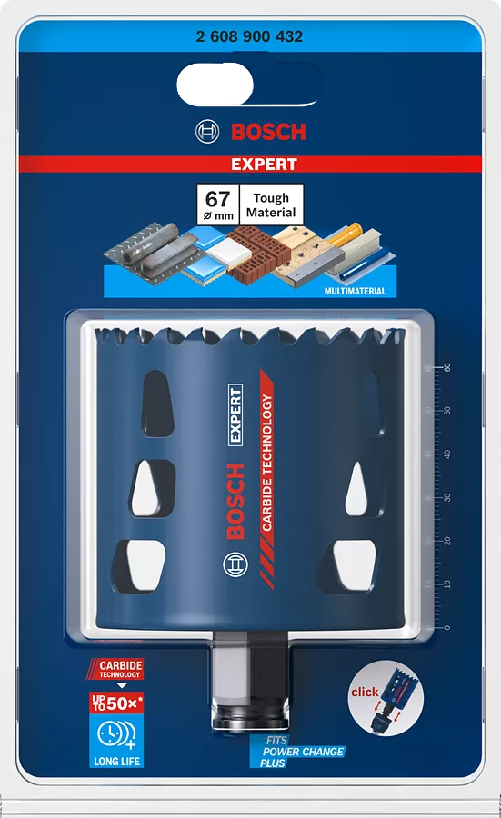Bosch Expert Tough Material LongLife augusaag 67x60 mm