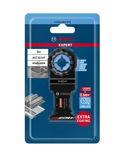 GOP universaaltööriista metallitera Bosch MetalMax AIZ32 AIT 32x40mm (5tk/pakk)