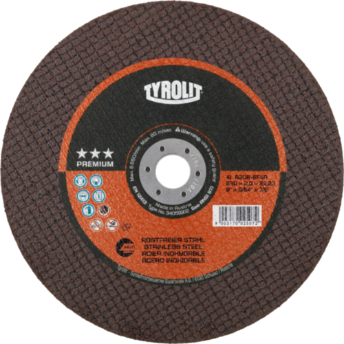 Tyrolit metallilõikeketas *** Ø 125 x 0,75 x 22,2 mm A60RBFXA INOX+STEEL (1tk)