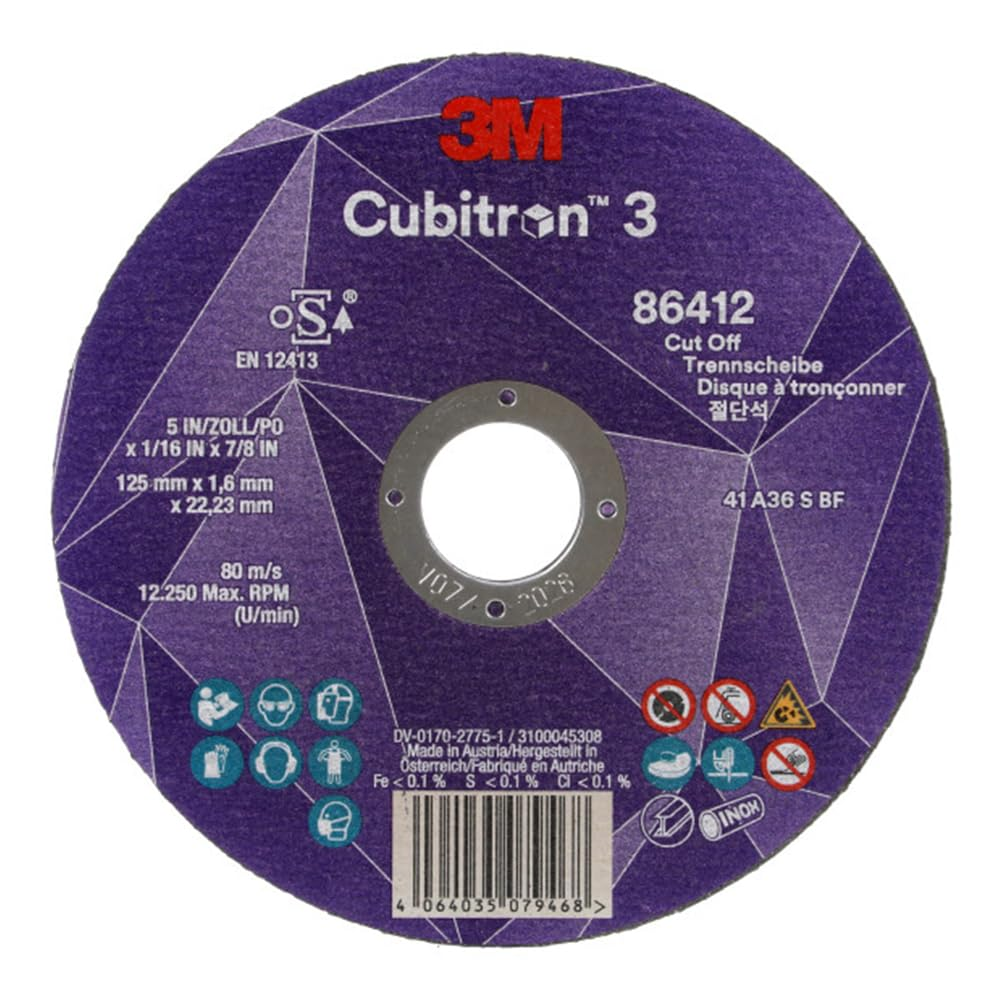 3M Cubitron™ 3 lõikeketas T41, 125x1,0x22,23mm