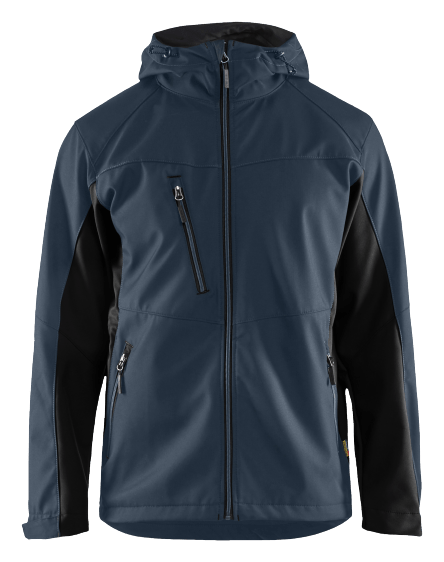 Blåkläder softshell jakk kapuutsiga
