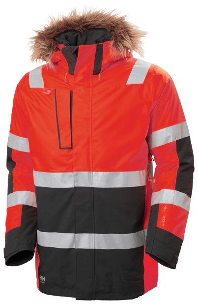 Helly Hansen Alna 2.0 talveparka HI-VIS, punane/must