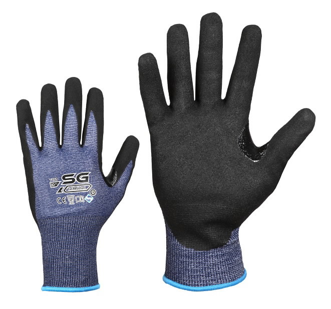 Topeltkaitsega lõikekindlad kindad, klass  D