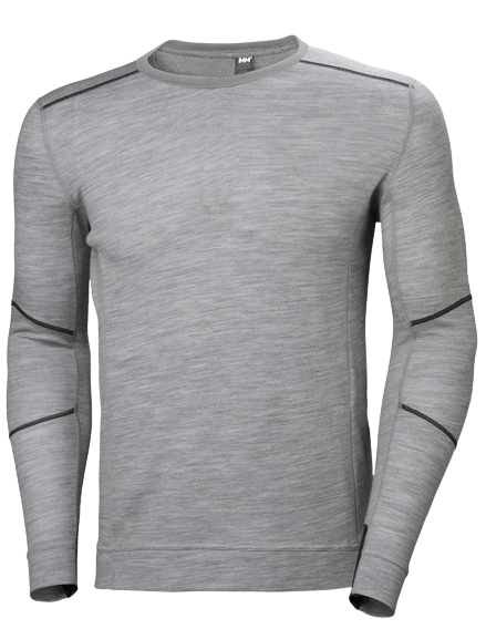 Helly Hansen Lifa Merino Crewneck termosärk, hall