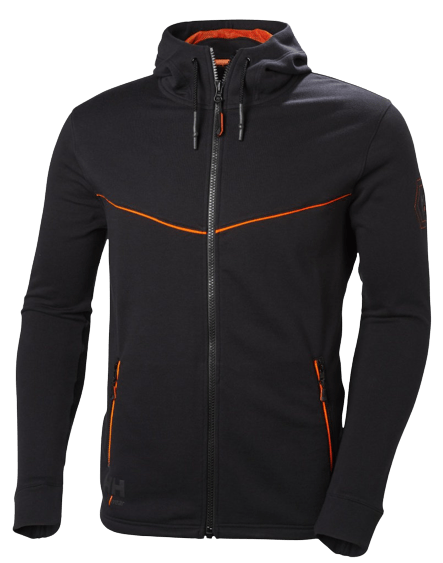 Helly Hansen Chelsea Evolution pika luku ja kapuutsiga pusa, must