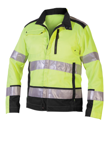 Björnkläder jakk kõrgnähtav, kollane/must