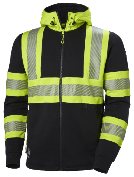Helly Hansen ICU pika luku ja kapuutsiga pusa HI VIS CL1, kollane