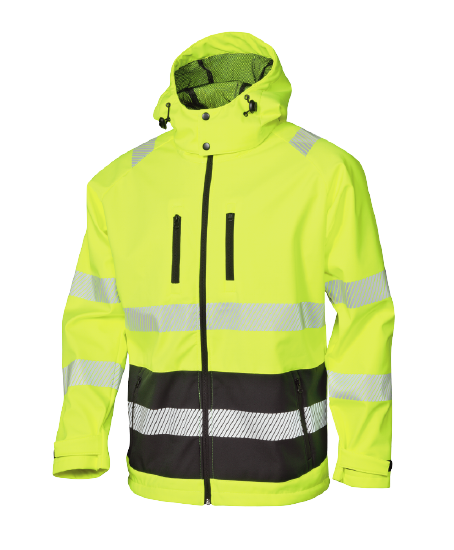 Gesto softshell, kõrgnähtav, kl. 3, kollane