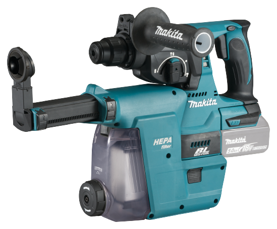 Akupuurvasar Makita DHR242ZJW koos tolmueemaldussüsteemi DX01-ga