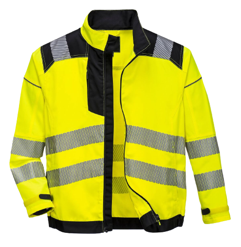 Portwest kõrgnähtav tööjakk, kollane