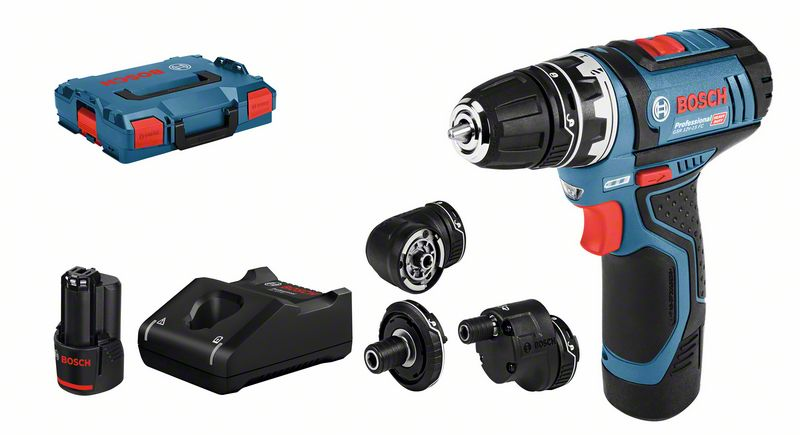 Akukruvikeeraja Bosch GSR 12V-15 FC, 4xGFA [3601JF6000]