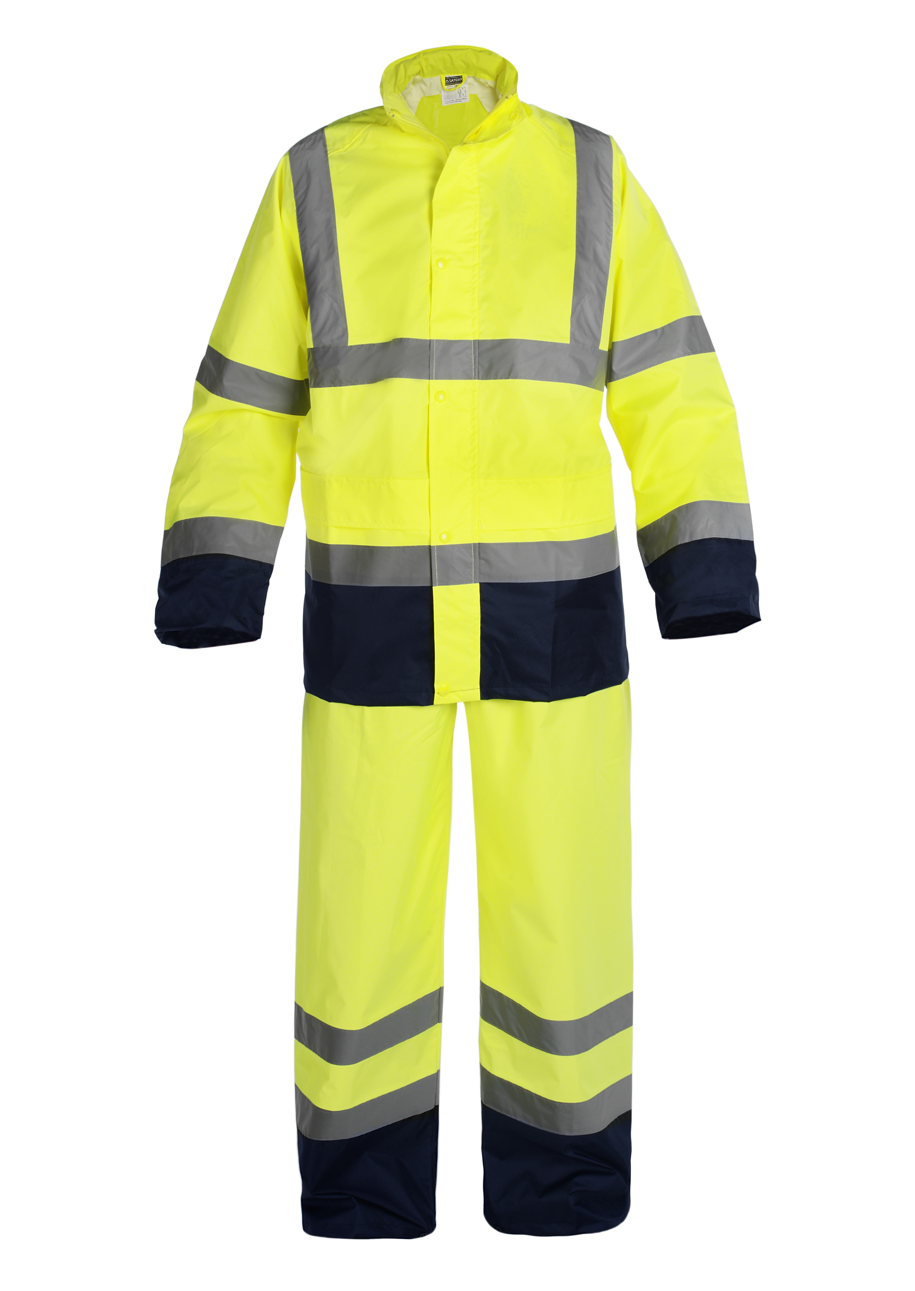 Satexo Oxford Hi-Vis vihmaülikond 100% polüester
