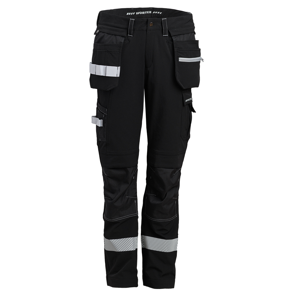 Wortex 934 Flexon Pro stretš tööpüksid, must